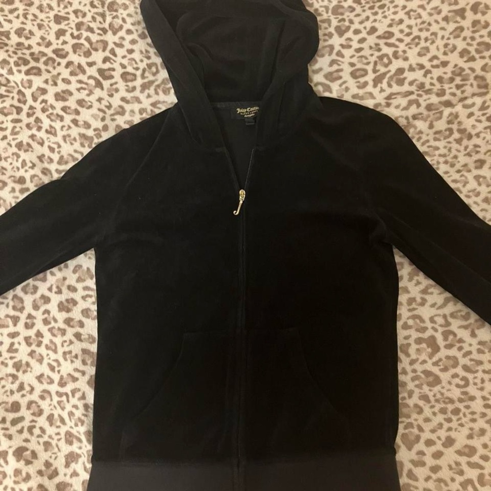 VTG Black label juicy couture zip up